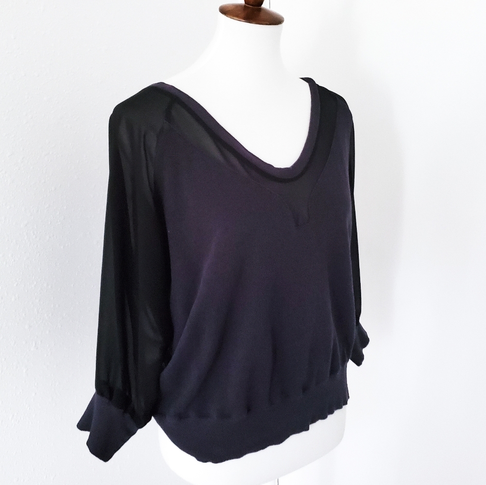 French Connection 3/4 Length Sleeve Sweater Size L